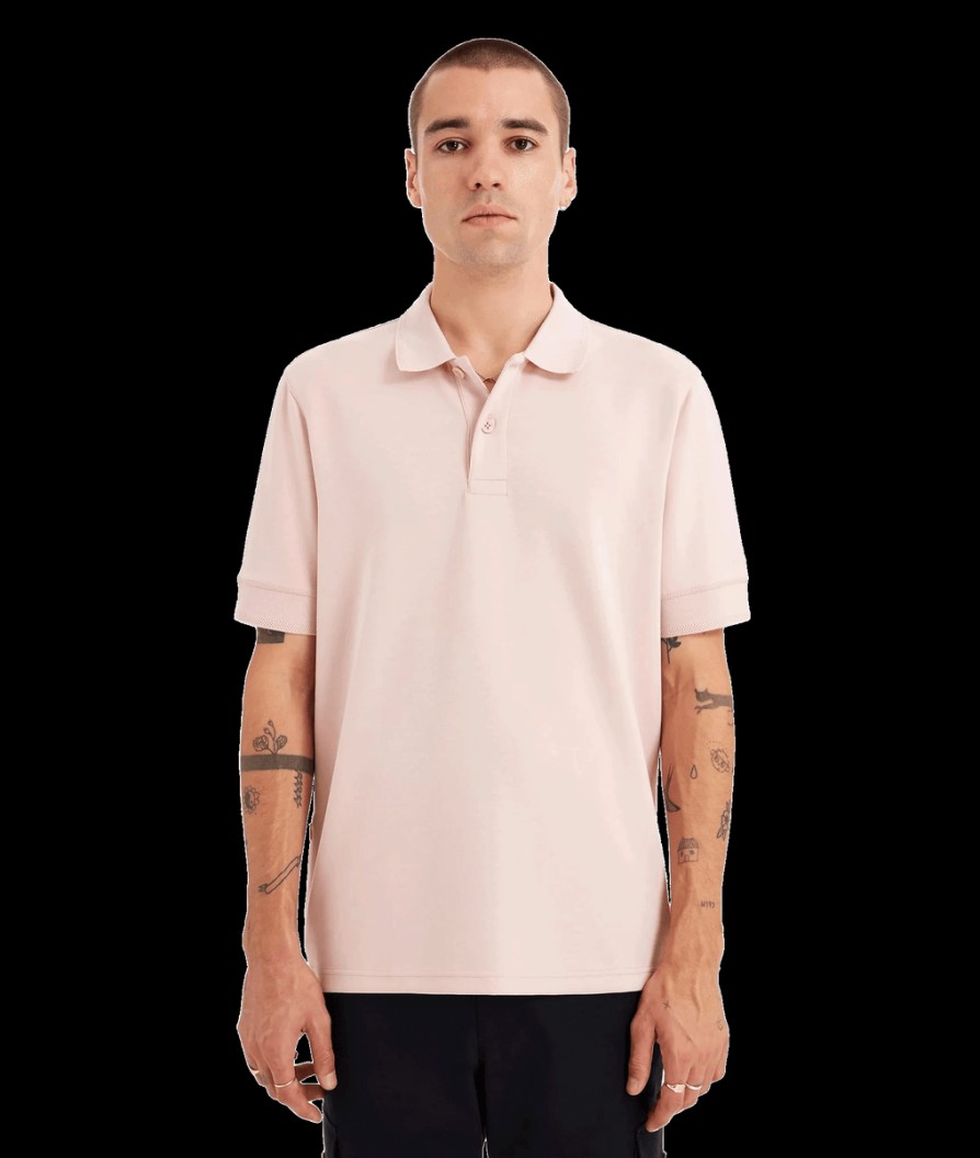 Men Sealskinz Polo Shirts | Soft Touch Polo - Pink