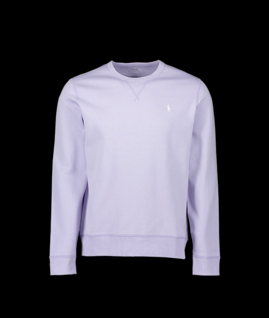 Men Polo Ralph Lauren Hoodies & Sweatshirts | Long Sleeve Sweatshirt - Purple