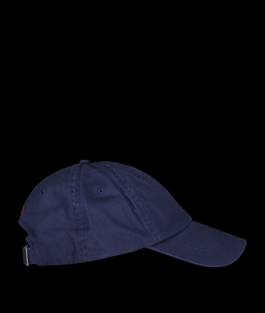 Men Polo Ralph Lauren Hats | Classic Baseball Cap - Newport Navy/Red