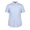 Men Armani Exchange Shirts | Slim Fit Short Sleeve Shirt - Blue