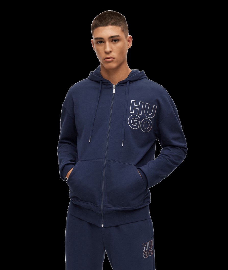 Men Hugo Hoodies & Sweatshirts | Mens Hugo Sweats