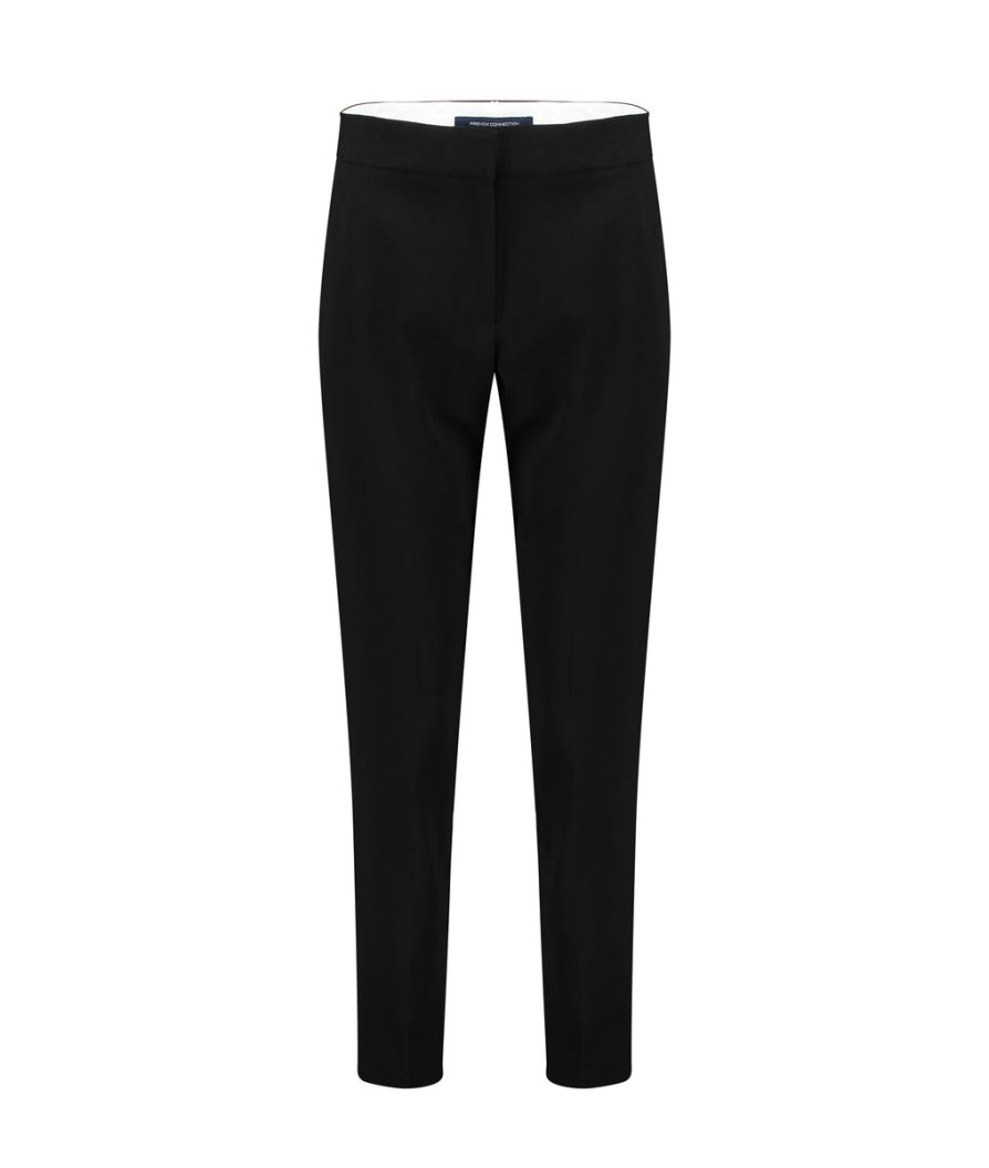 Women French Connection Trousers & Leggings | Whisper Ruth Tapered Trousers - Black