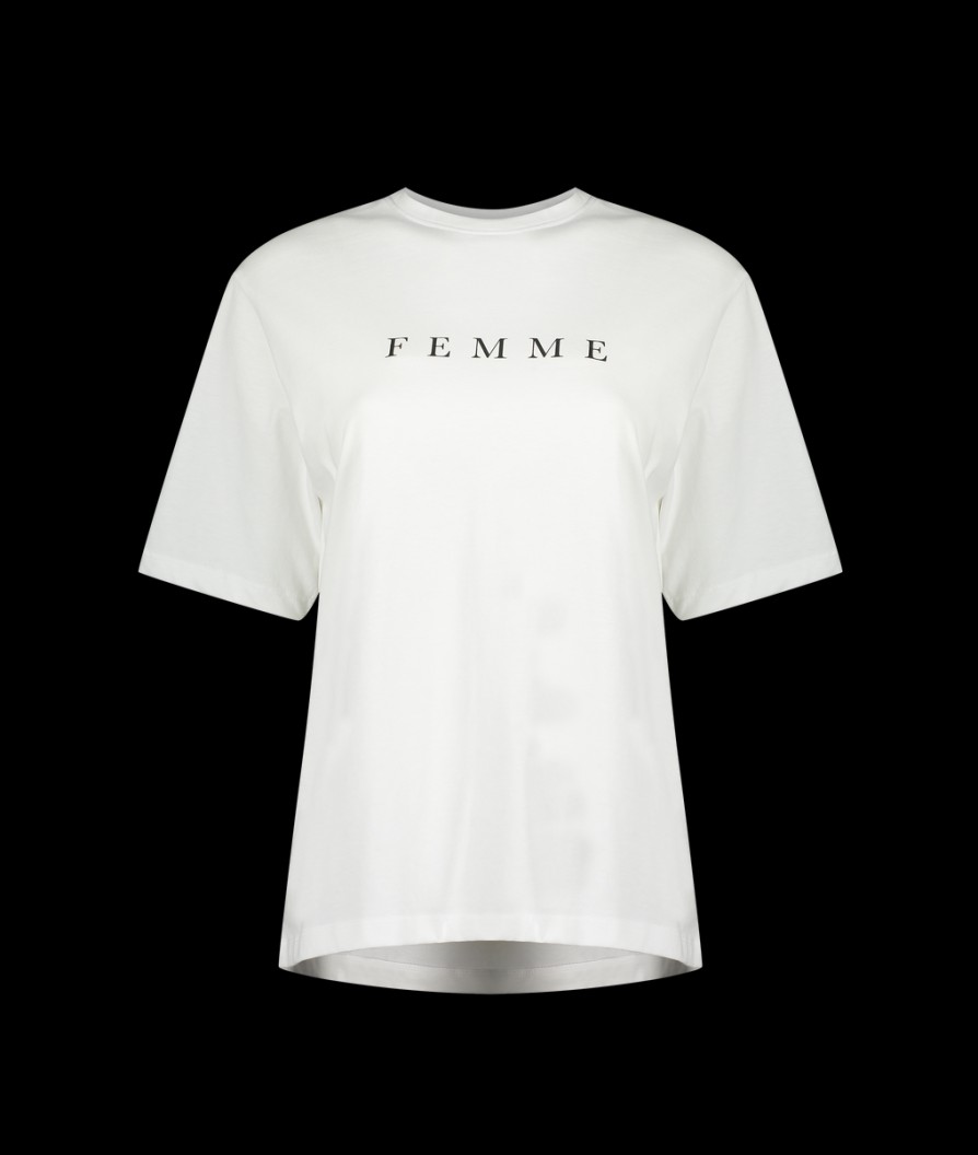 Women Selected Femme Selected Femme | Printed T-Shirt - Bright White