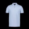 Men Boss Black Polo Shirts | Cotton Polo Shirt With Embroidered Logo - Blue