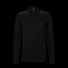 Men Boss Black Polo Shirts | Pado 08 Mercerised-Cotton Polo Shirt - Black