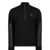 Men J Lindeberg Hoodies & Sweatshirts | Bowen Half-Zip Sweater - Black