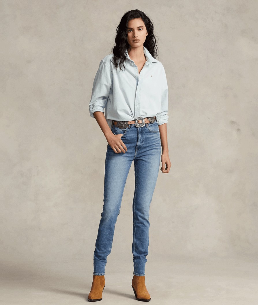 Women Polo Ralph Lauren Denim | Tompkins High-Rise Skinny Jeans - Blue