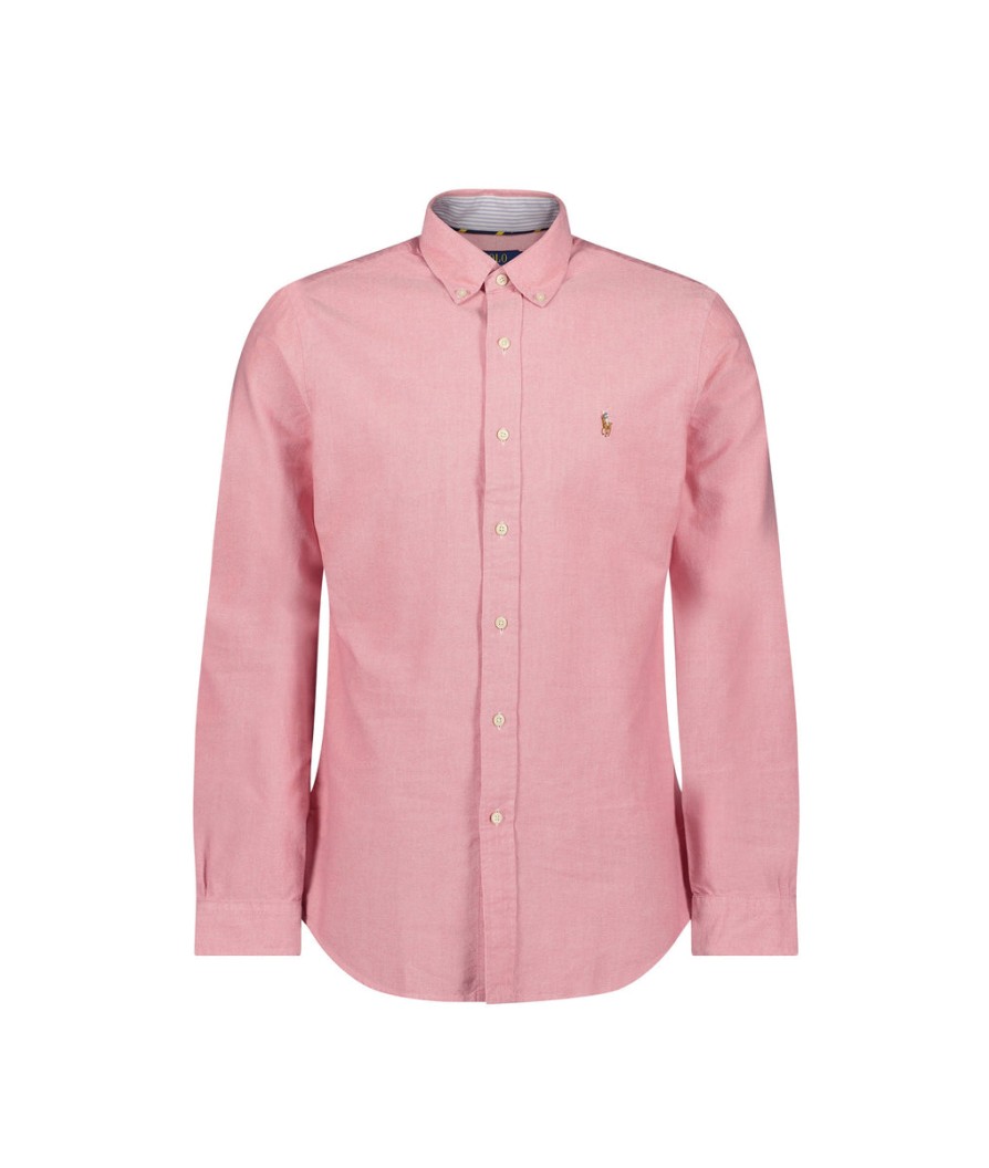 Men Polo Ralph Lauren Polo Ralph Lauren | Custom Fit Oxford Shirt - Pink