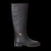 Women Lauren by Ralph Lauren Lauren By Ralph Lauren | Hallee Tumbled Leather Tall Boot - Black