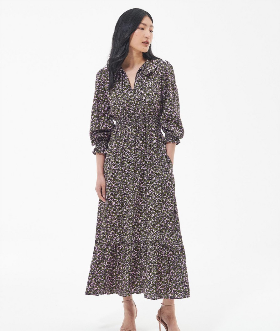 Women Barbour Barbour | Lichen Maxi Dress - Multi