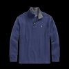 Men Polo Ralph Lauren Knitwear | Long Sleeve Half Zip Pullover - Navy