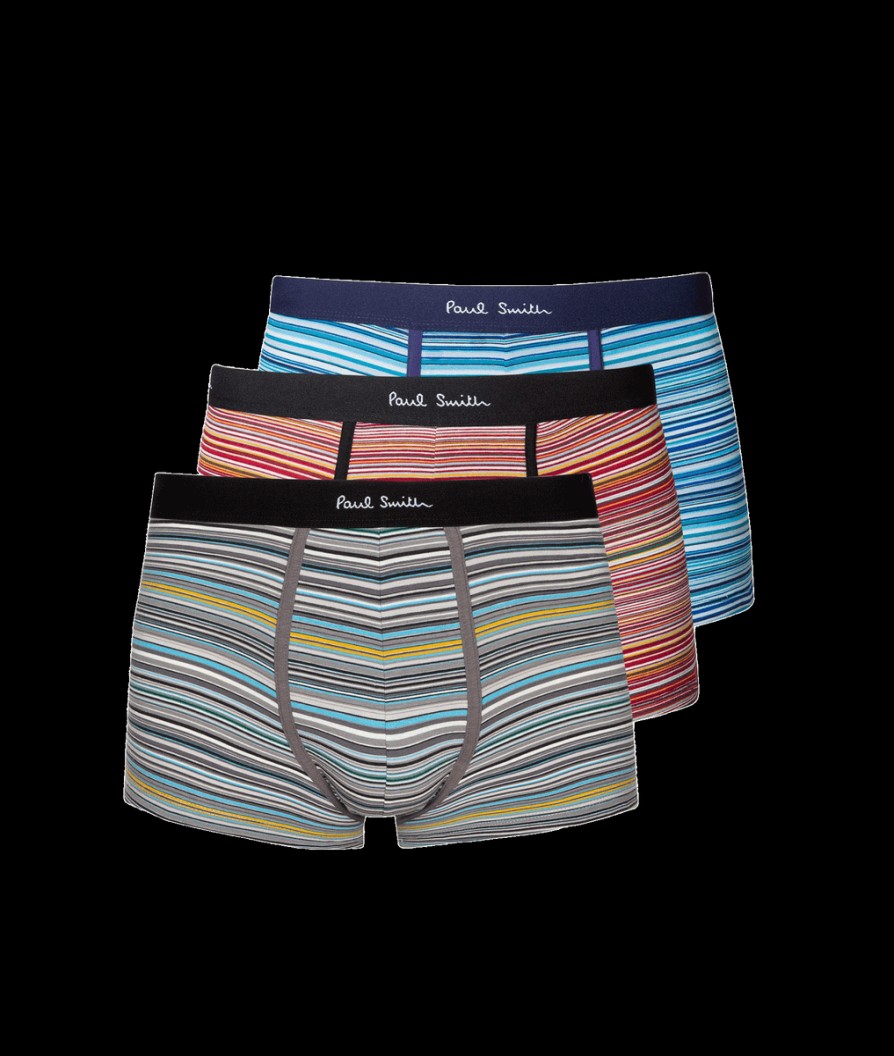 Men Ps By Paul Smith Underwear & Socks | Signature Stripe' Long Boxer Briefs Three Pack - Multi