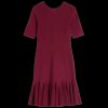 Women Ted Baker Dresses | Josafee Knitted Fit And Flare Mini Dress - Red