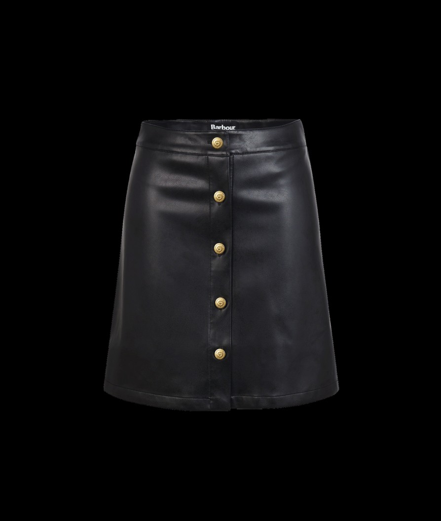 Women Barbour International Skirts | Napier Skirt - Black