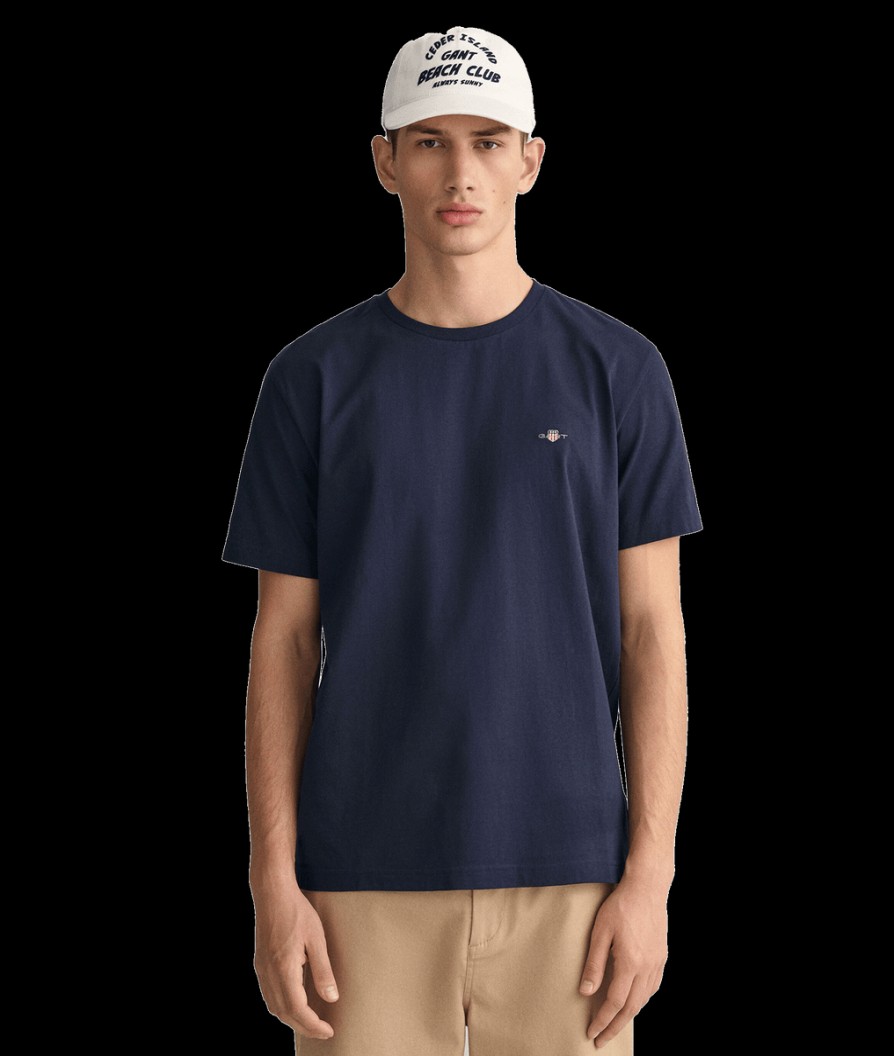 Men Gant T-Shirts & Vests | Mens Gant T-Shirts