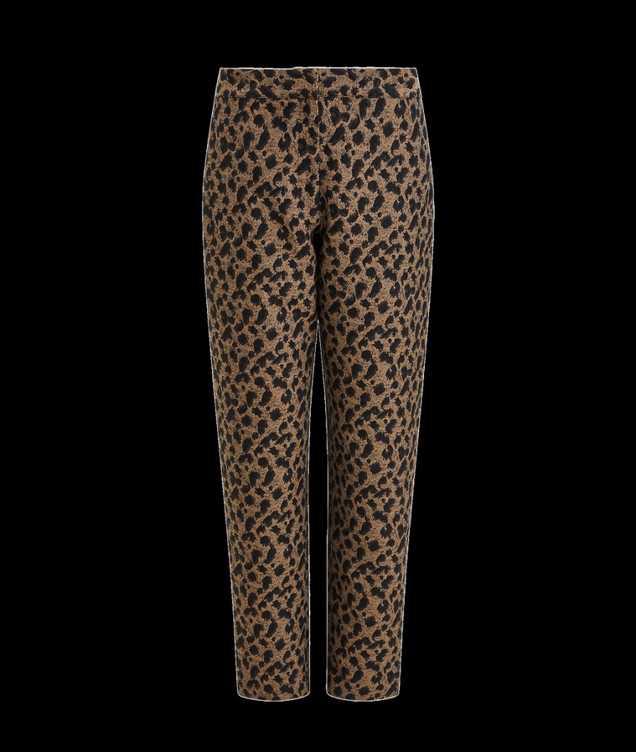 Women French Connection French Connection | Estella Jacquard Trousers - Blackout