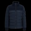 Men Boss Black Coats & Jackets | Cerulio Water-Repellent Padded Jacket - Dark Blue