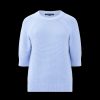 Women French Connection French Connection | Lily Mozart Short Sleeve Jumper - Bluebell