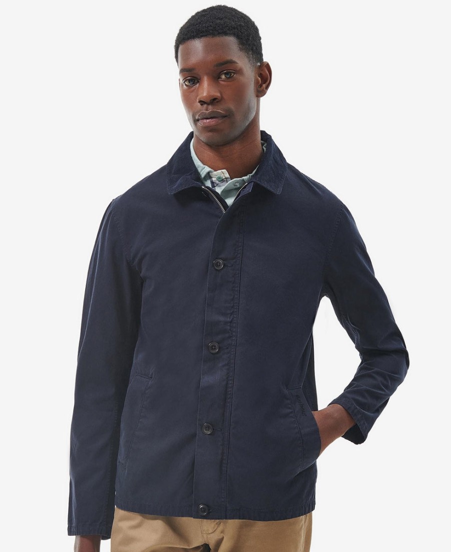 Men Barbour Barbour | Crimdon Casual Jacket - Navy