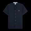 Men Paul Smith Shirts | Embroidered Zebra Logo Short Sleeve Shirt - Inky Blue