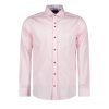 Men Guide London Shirts | Long Sleeve Cotton Sateen Shirt - Pink