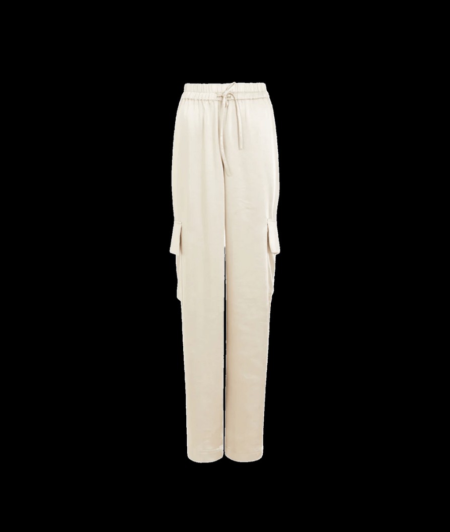 Women French Connection French Connection | Chloetta Recycled Cargo Trousers - Cream