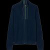 Men PS by Paul Smith Knitwear | Sports Stripe' Cardigan - Navy