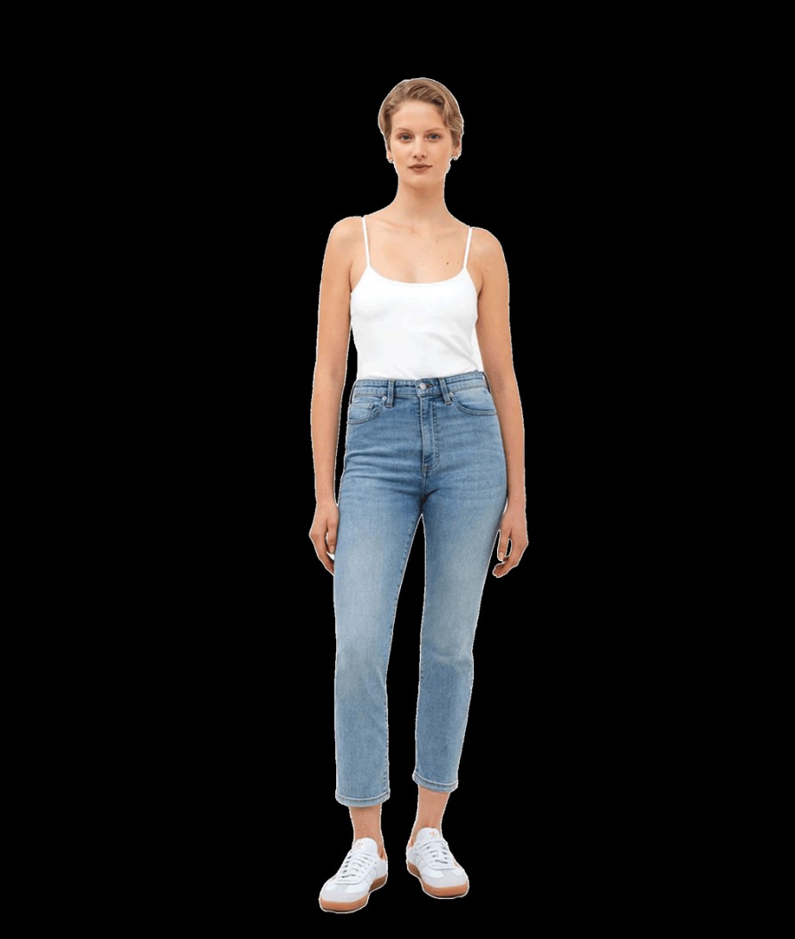 Women French Connection French Connection | Stretch Denim Cigarette Fit Ankle Length Jeans - Blue