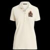 Women Lauren by Ralph Lauren Lauren By Ralph Lauren | Beaded-Crest Pique Polo Shirt - Mascarpone Cream