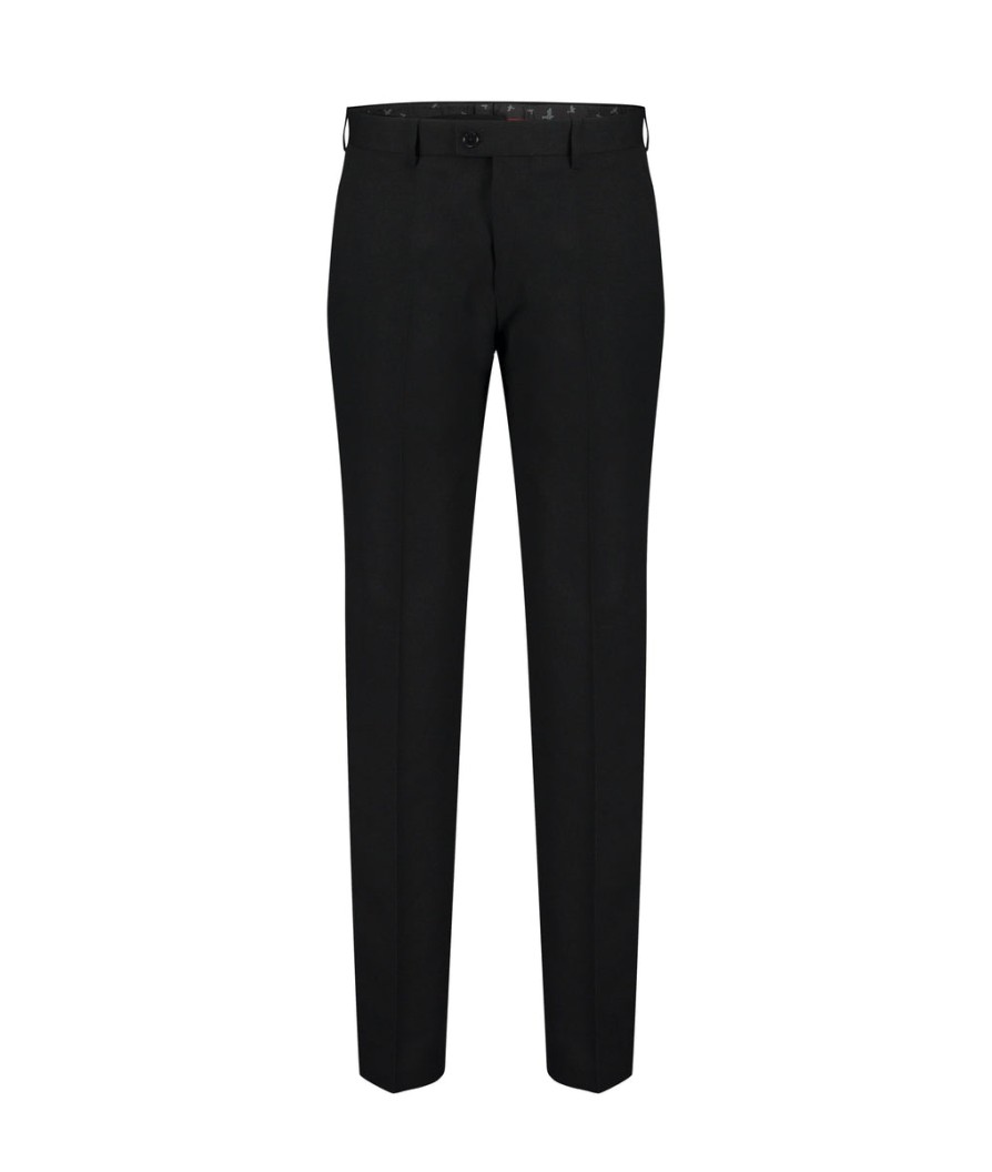 Men Fratelli Suits | Smart Sharp Trouser - Black