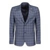 Men Ted Baker Formal Suits | Slim-Fit Checked Wool Suit Jacket - Navy