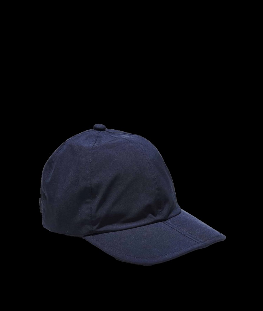 Men Sealskinz Hats | Salle Waterproof Foldable Peak Cap - Navy