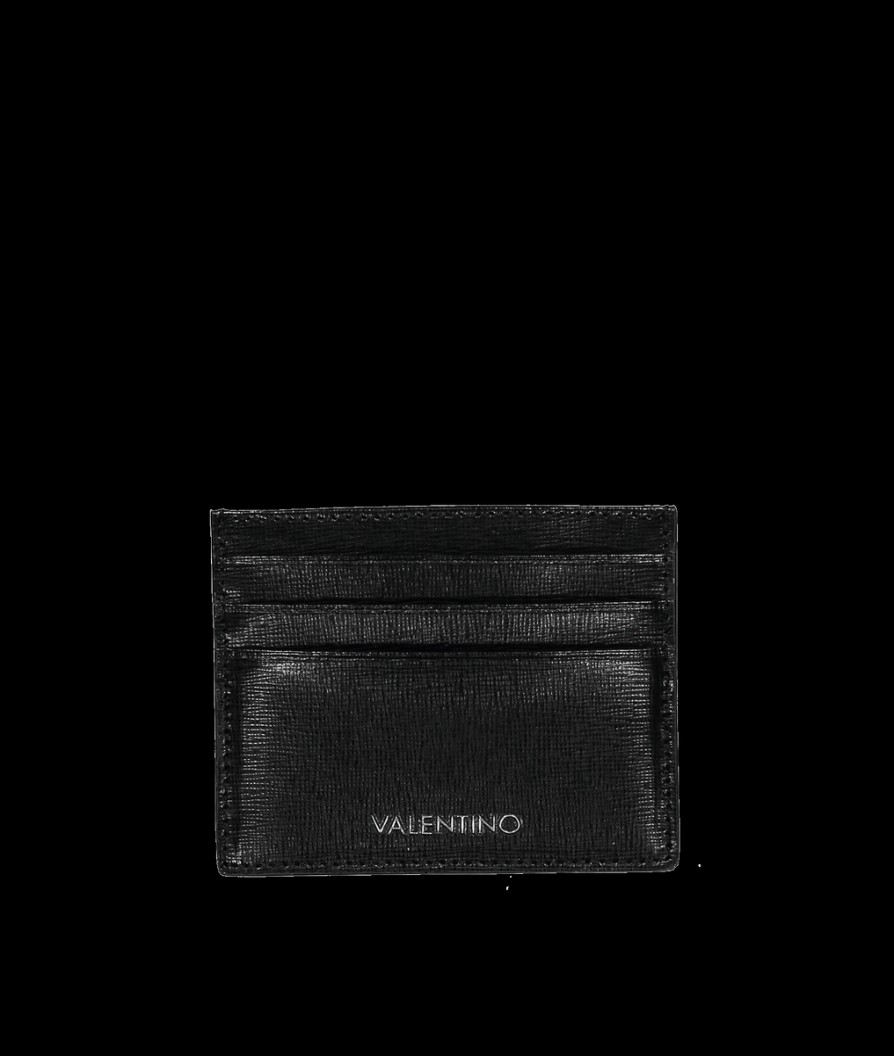 Men Valentino Bags Wallets | Marnier Card Holder - Black