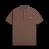 Men Fred Perry Polo Shirts | Classic Knitted Shirt - Brown