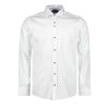 Men Guide London Shirts | Long Sleeve Cotton Sateen Shirt - White