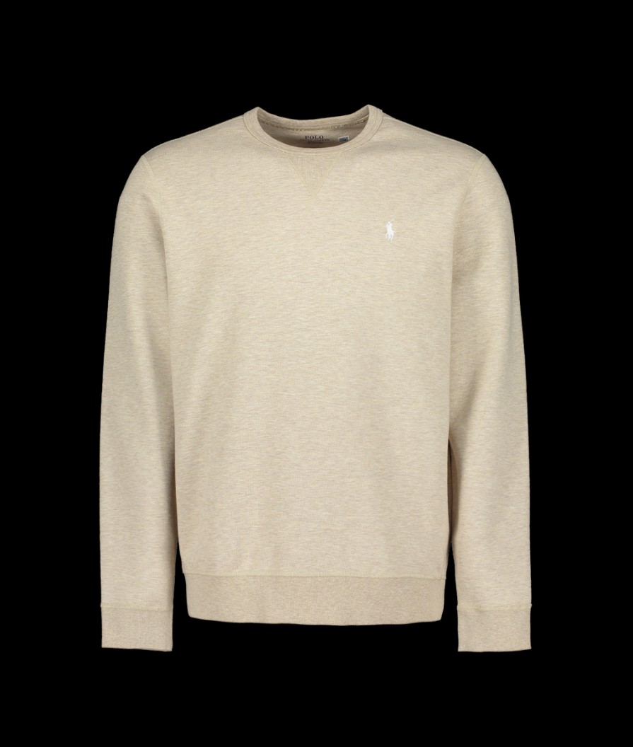 Men Polo Ralph Lauren Hoodies & Sweatshirts | Long Sleeve Sweatshirt - Beige