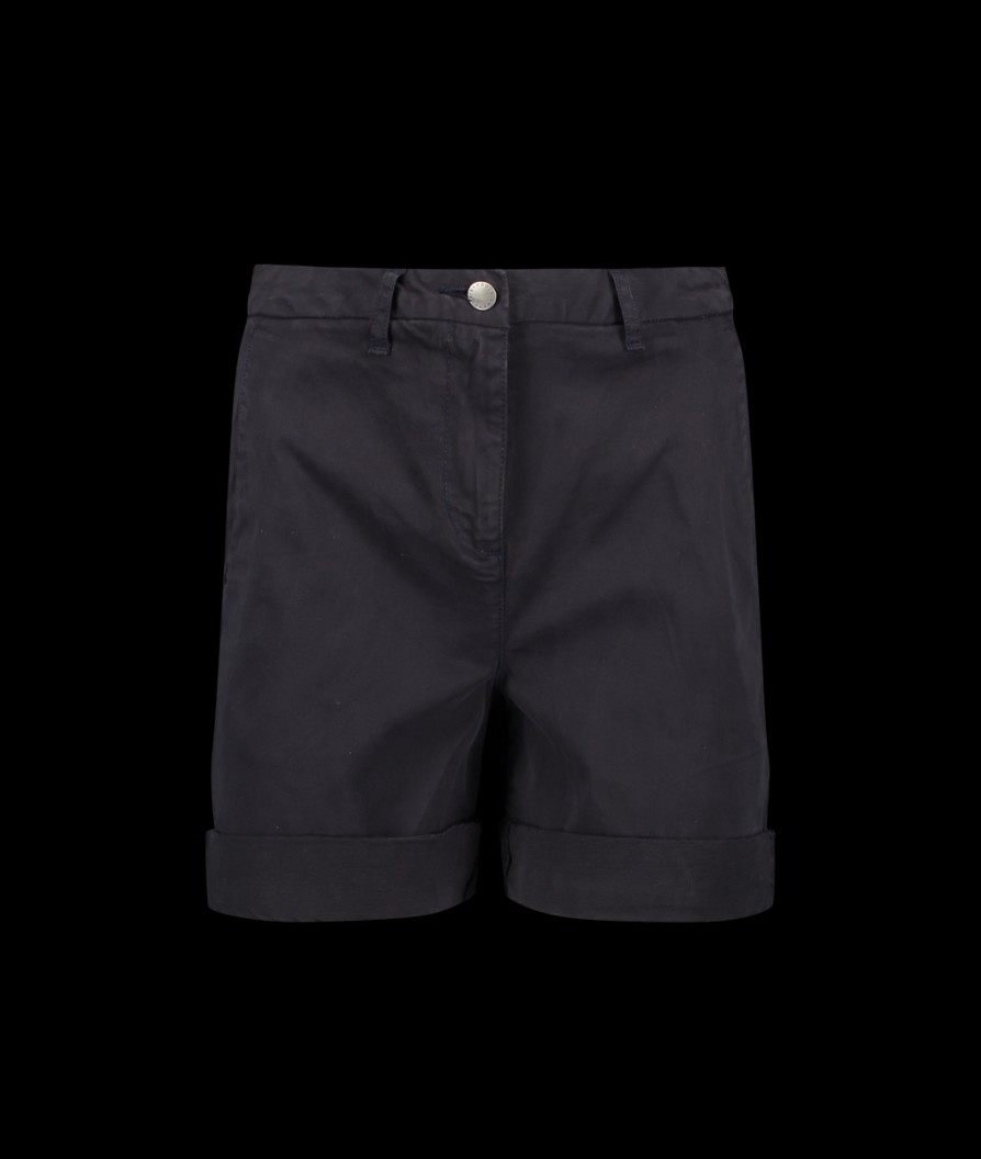 Women Barbour Shorts | Chino Shorts - Navy