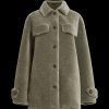 Women French Connection French Connection | Alona Borg Jacket - Cool Olive