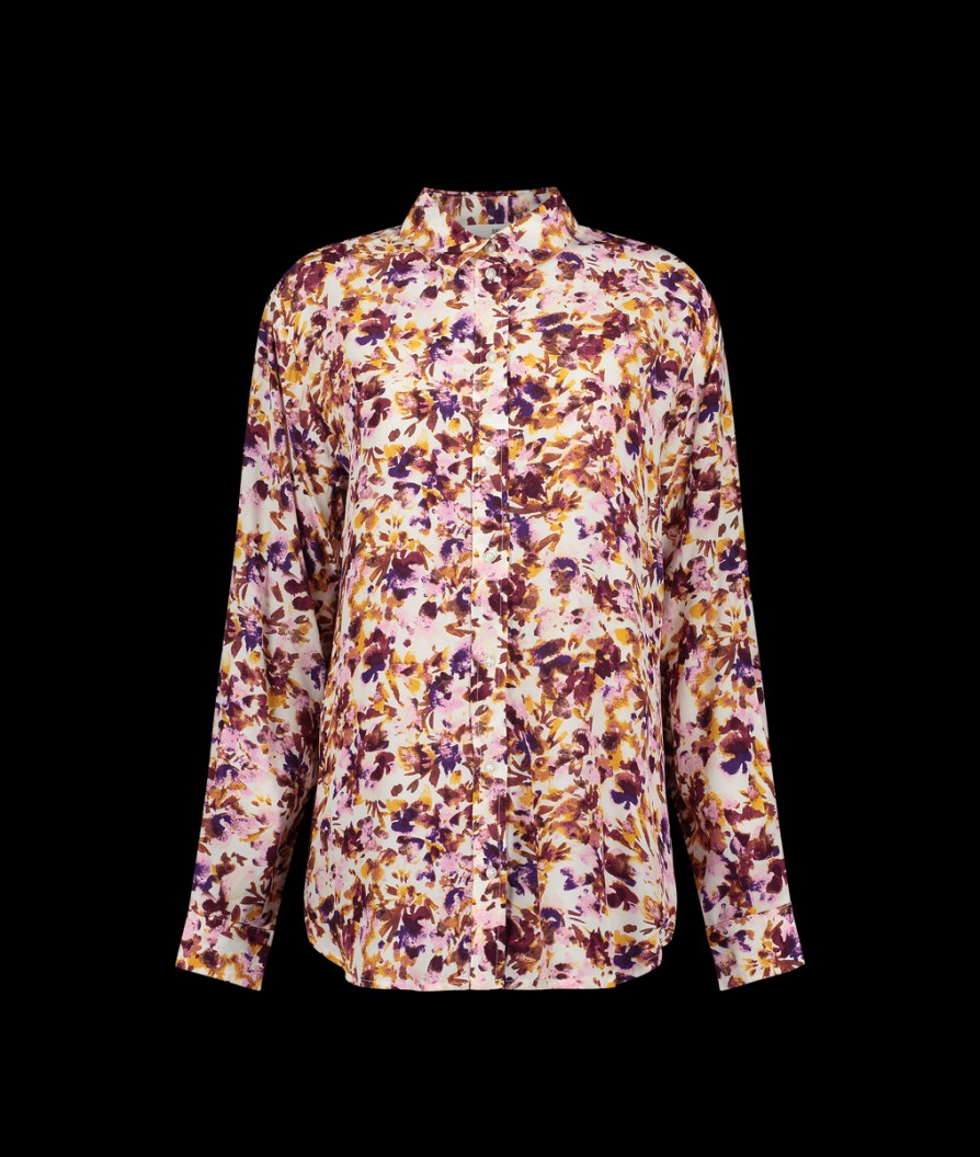 Women Selected Femme Selected Femme | Merle Floral Print Shirt - Snow White