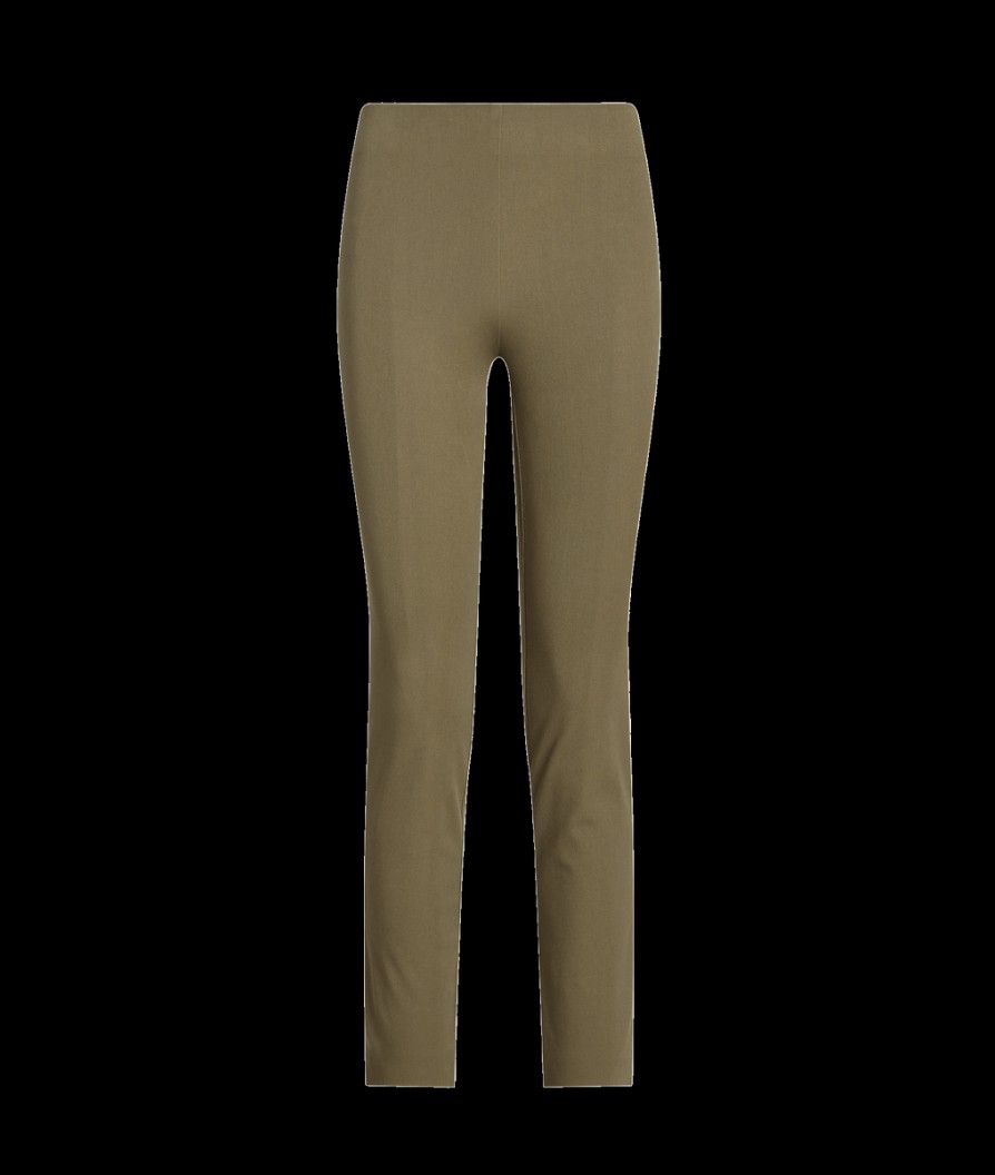 Women Lauren by Ralph Lauren Trousers & Leggings | Stretch Twill Skinny Trousers - Olive Fern