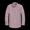 Men Polo Ralph Lauren Shirts | Custom Fit Striped Stretch Poplin Shirt - Red