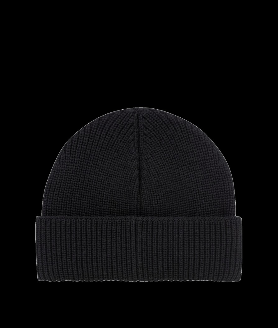 Men Hugo Hats | Xamoh Beanie Hat - Black