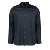 Men Ted Baker Shirts | Bellow Long Sleeve Satin Stretch Shirt - Navy