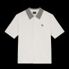 Men Ps By Paul Smith Shirts | Zebra Badge Short Sleeve Shirt - Grey