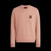 Men Belstaff Hoodies & Sweatshirts | Cotton Fleece Sweatshirt - Pink