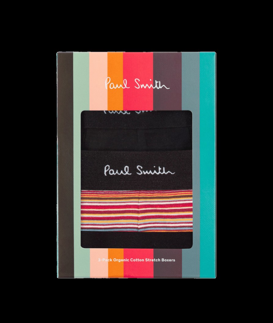 Men Ps By Paul Smith Underwear & Socks | Signature Stripe' Mixed Boxer Briefs Three Pack - Multi