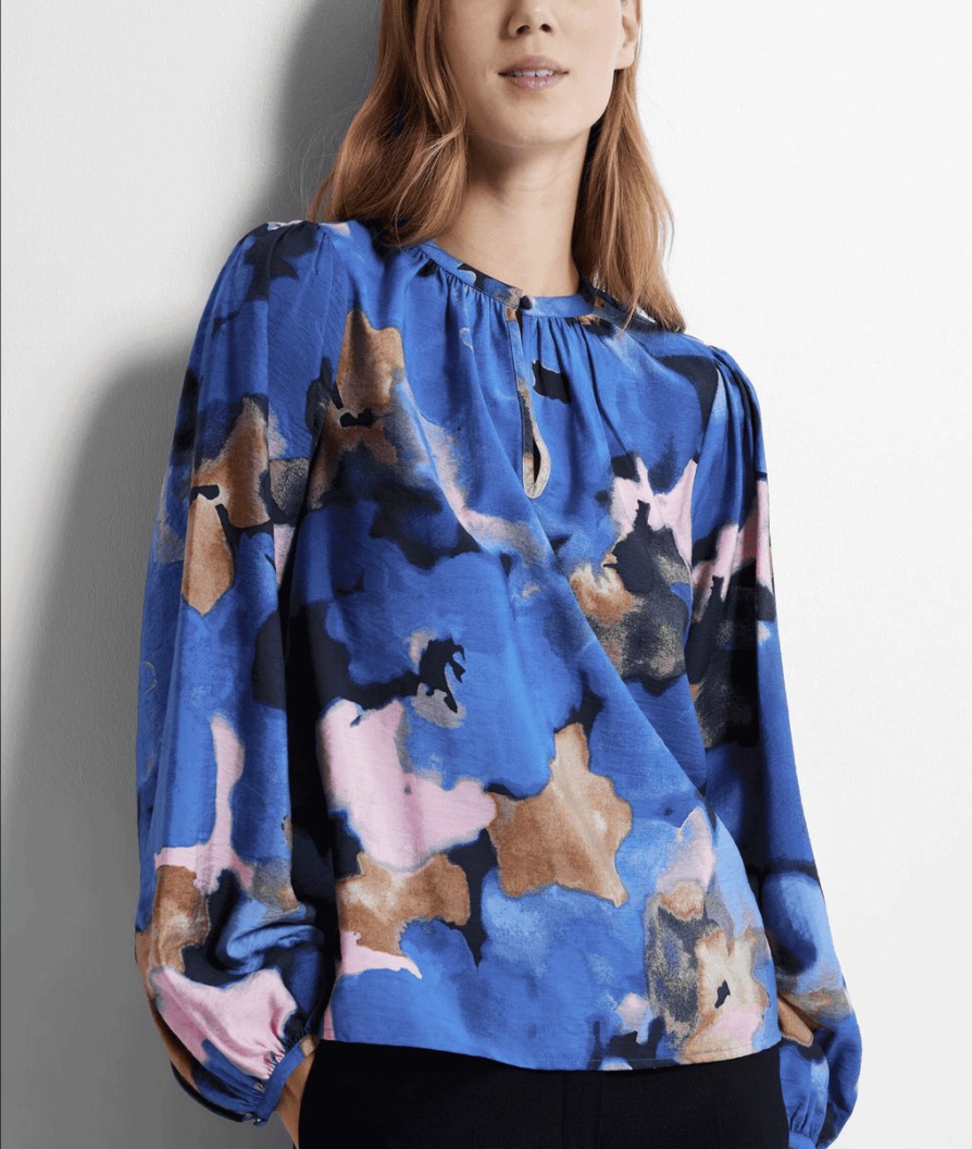 Women Selected Femme Selected Femme | Printed Blouse - Dark Sapphire