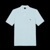 Men Ps By Paul Smith Polo Shirts | Organic Cotton Zebra Polo Shirt - Blue