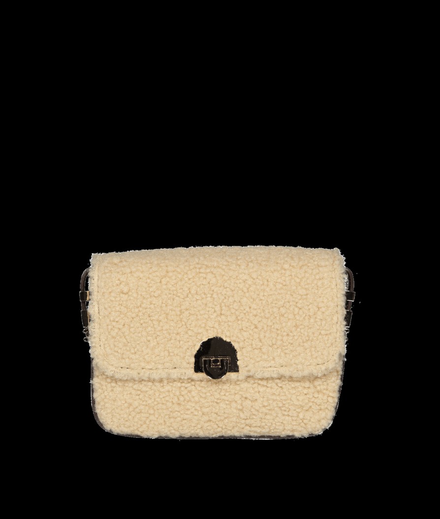 Women Great Plains Great Plains | Shearling Crossbody Bag - Natural