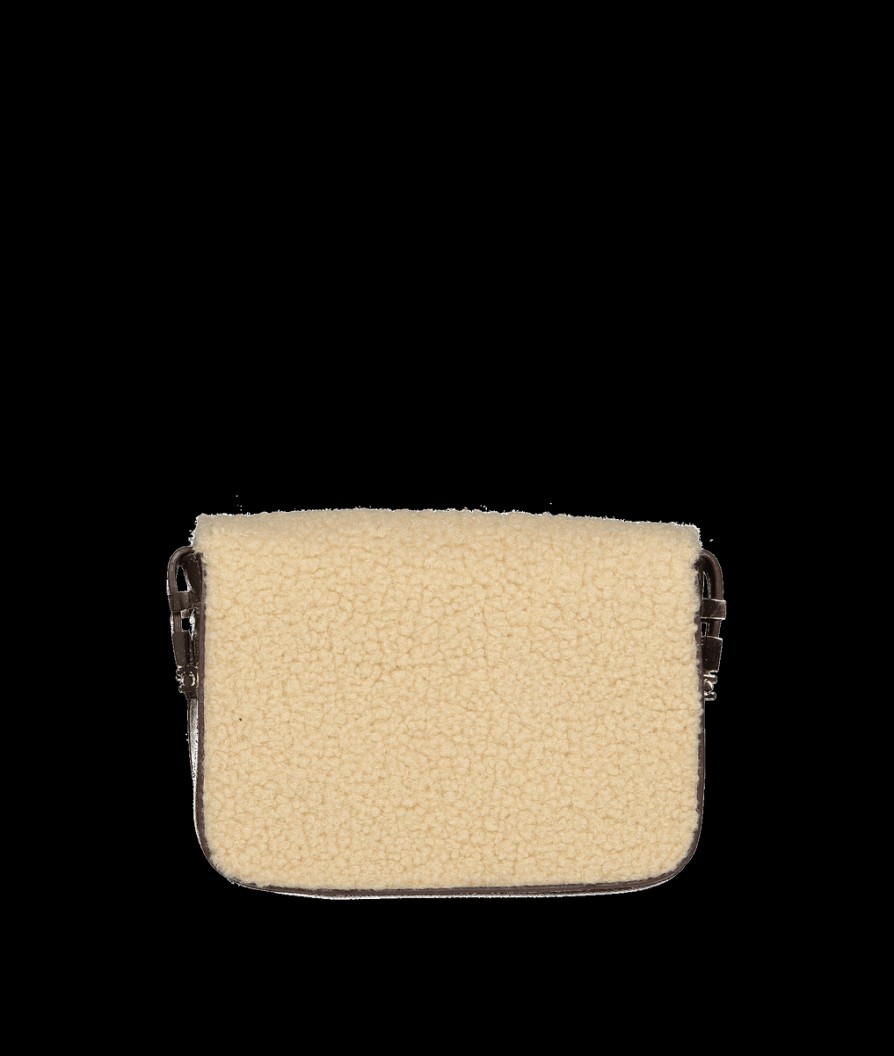 Women Great Plains Great Plains | Shearling Crossbody Bag - Natural